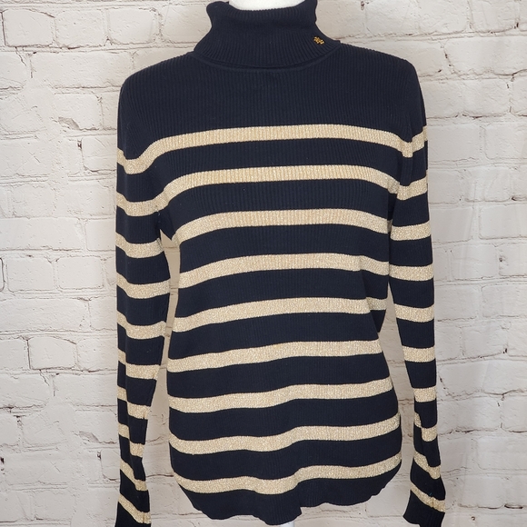 Lauren Ralph Lauren Sweaters - Lauren Ralph Lauren Black Gold Sweater